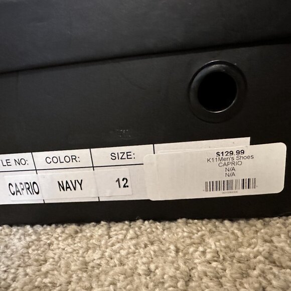 MEN MODERN CASUAL SLIP ON LOAFER. THE DRIVE NAVY - Picture 2 of 7